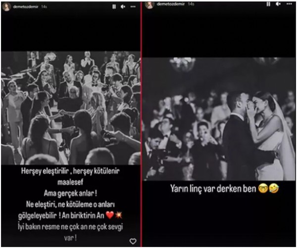 Damat pozuna Demet'ten yorum!